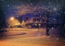 En snöig jul